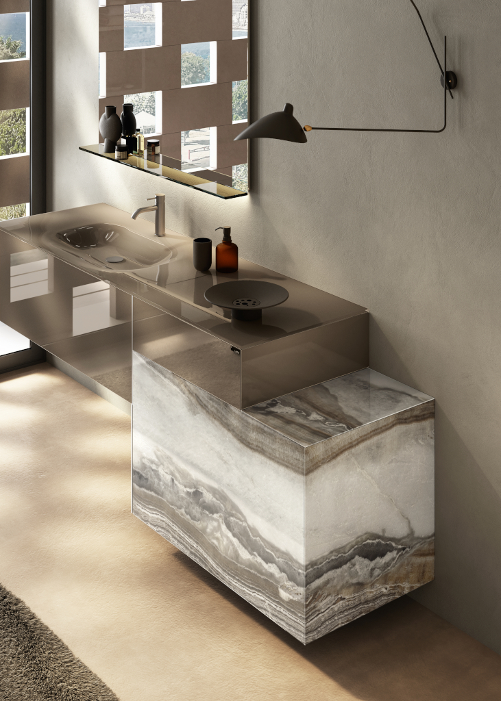 Baños pequeños diseño italiano
