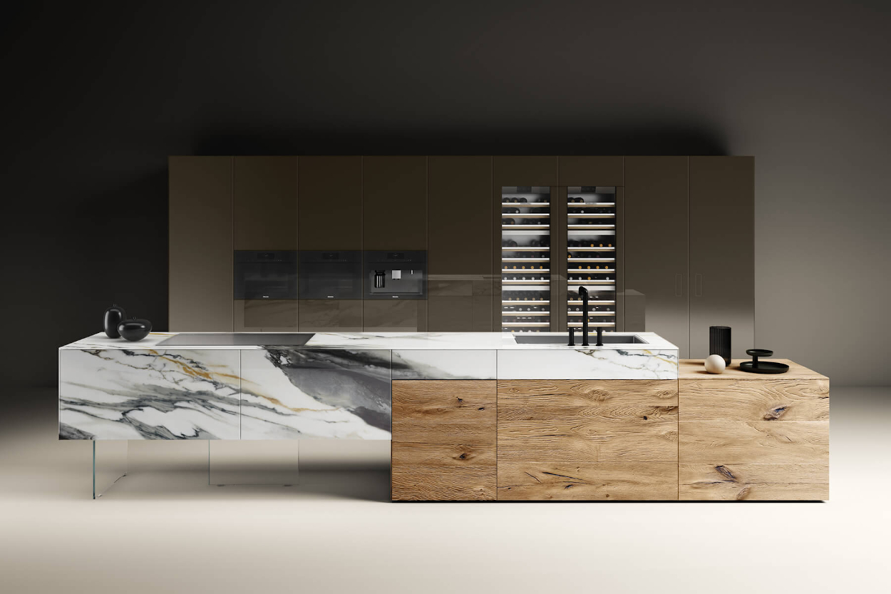 Cocina Lago 36e8 Marble XGlass