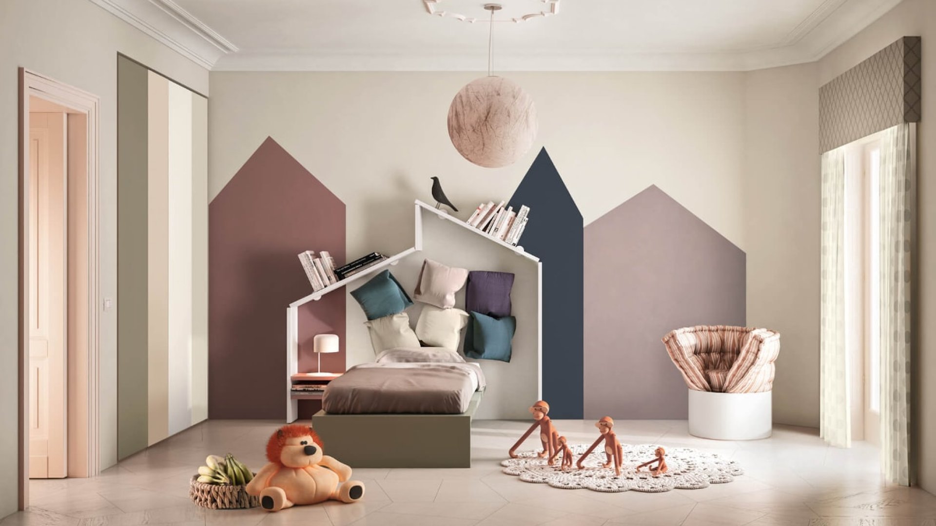 Decorar dormitorios juveniles e infantiles con diseños modernos