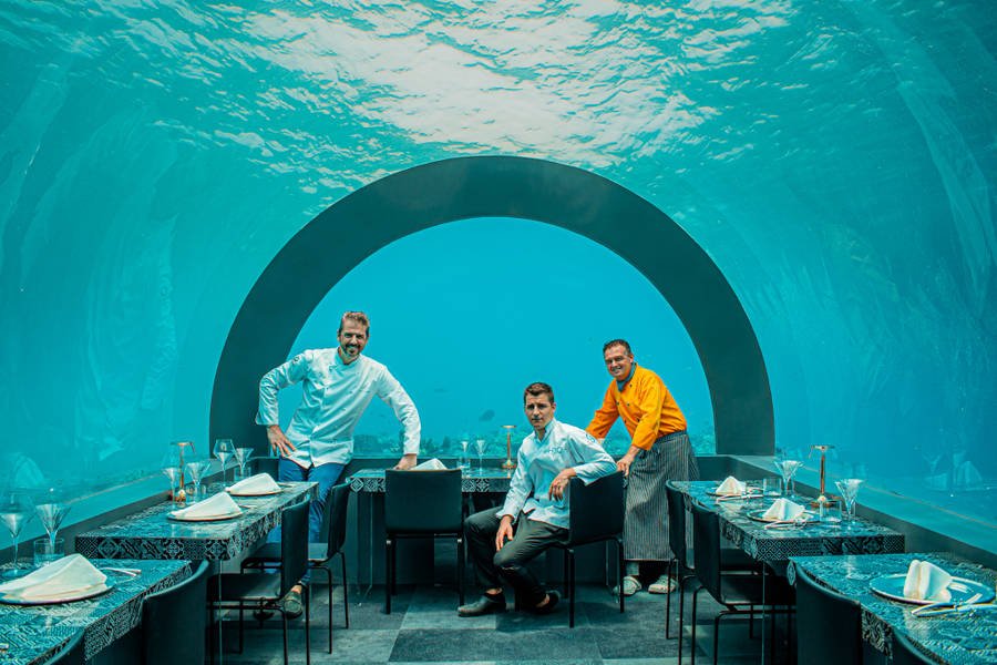 Proyecto Interiorismo LAGO Restaurant H2O - Resort Cocoon en Las Maldivas