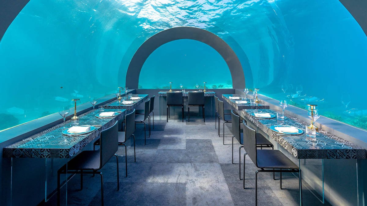 Proyecto Mobiliario LAGO Restaurant H2O - Resort Cocoon en Las Maldivas