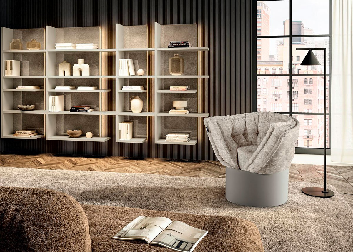 Sillones LAGO, sillones de lujo, diseño Italiano