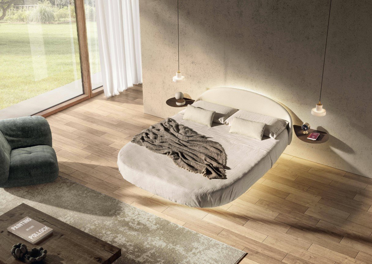 cama Roundy Fluttua diseño redondeado
