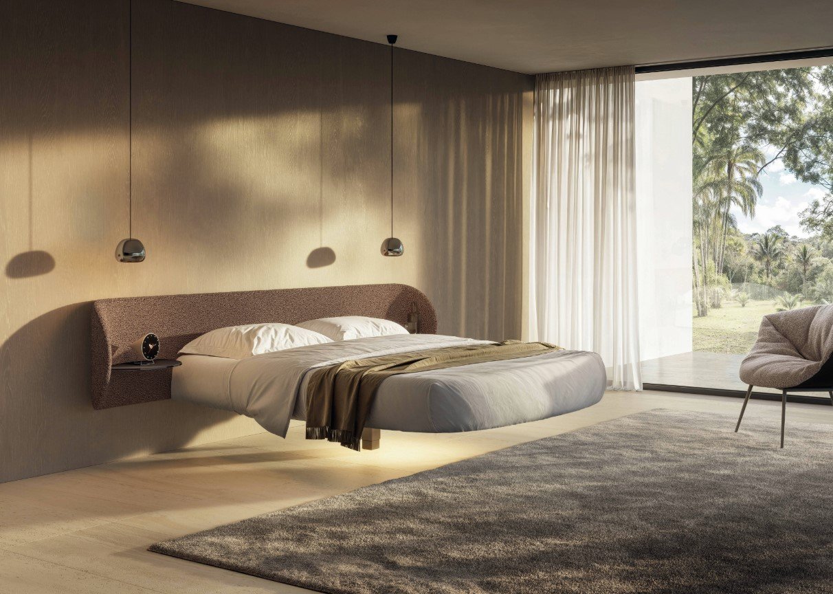 cama Roundy Fluttua efecto suspendido